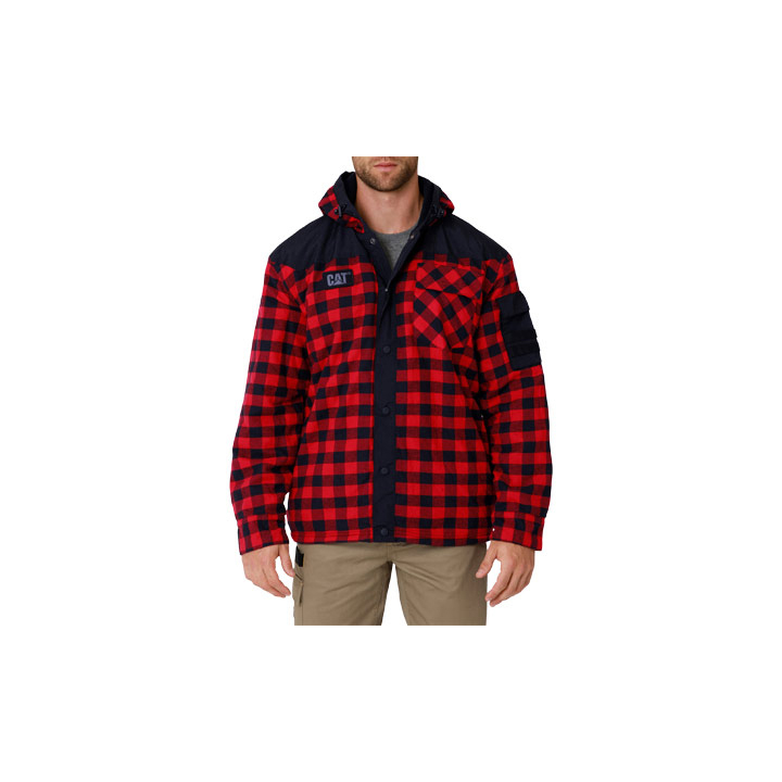 Caterpillar Men's Sequoia Jackets Red/Black CAT-17690